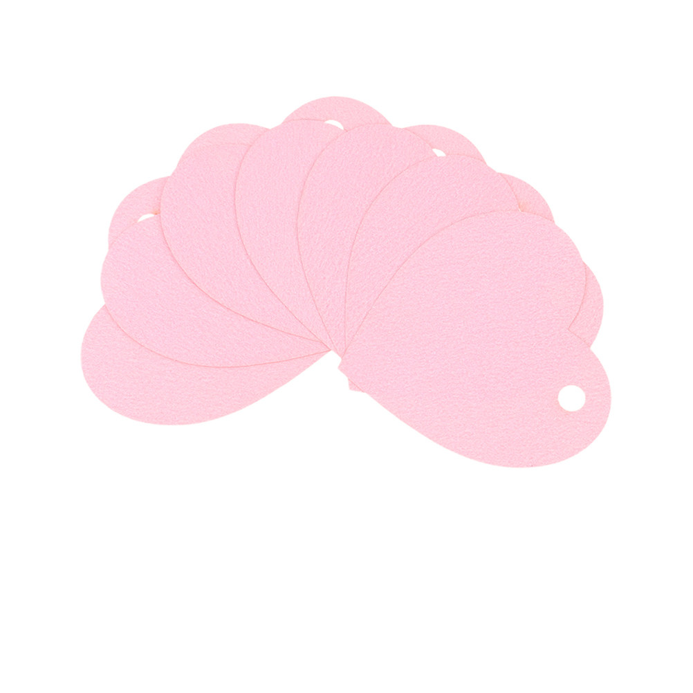 Embellish Craft - 50Pcs Pink Heart-Shaped Paper Tags Premium