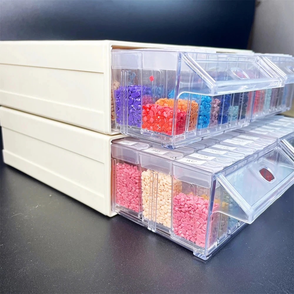 Craft Embellishment Storage - Diamond painting accessories tools plastic drawer