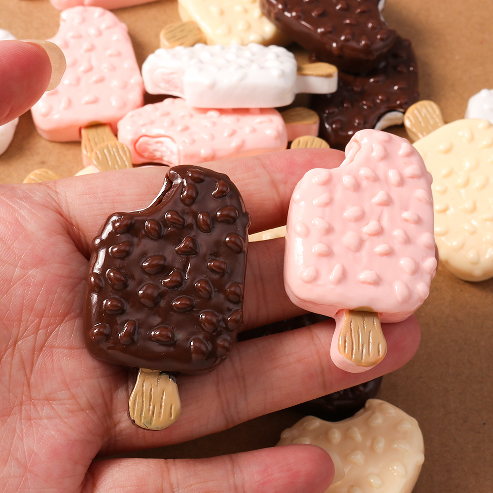 4pcs Simulation Food Ice Cream - Craft Embellishment のレビューと価格