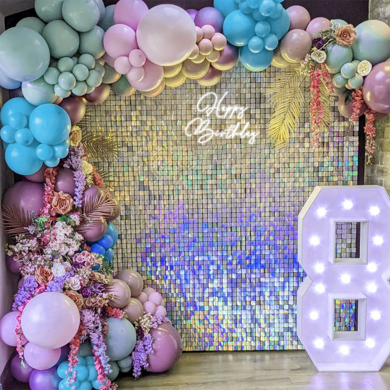 18 Pcs Sequin Panel Background - Sequin Fabric Panel のレビューと価格