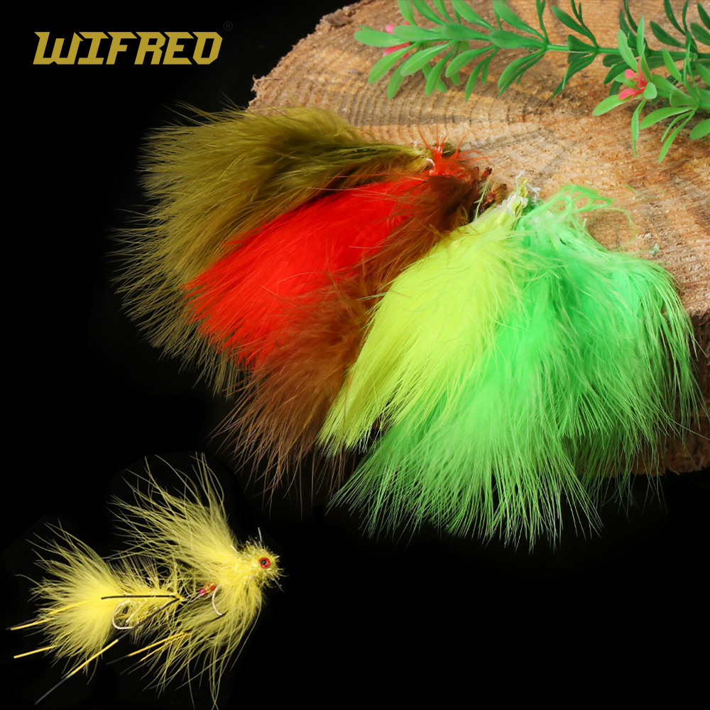 Wifreo 2packs Blood Quill Mara - Feather Trim Marabou のレビューと価格