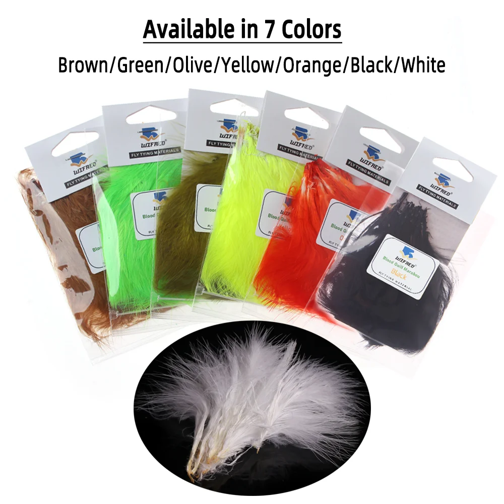 Wifreo 2packs Blood Quill Mara - Feather Trim Marabou のレビューと価格