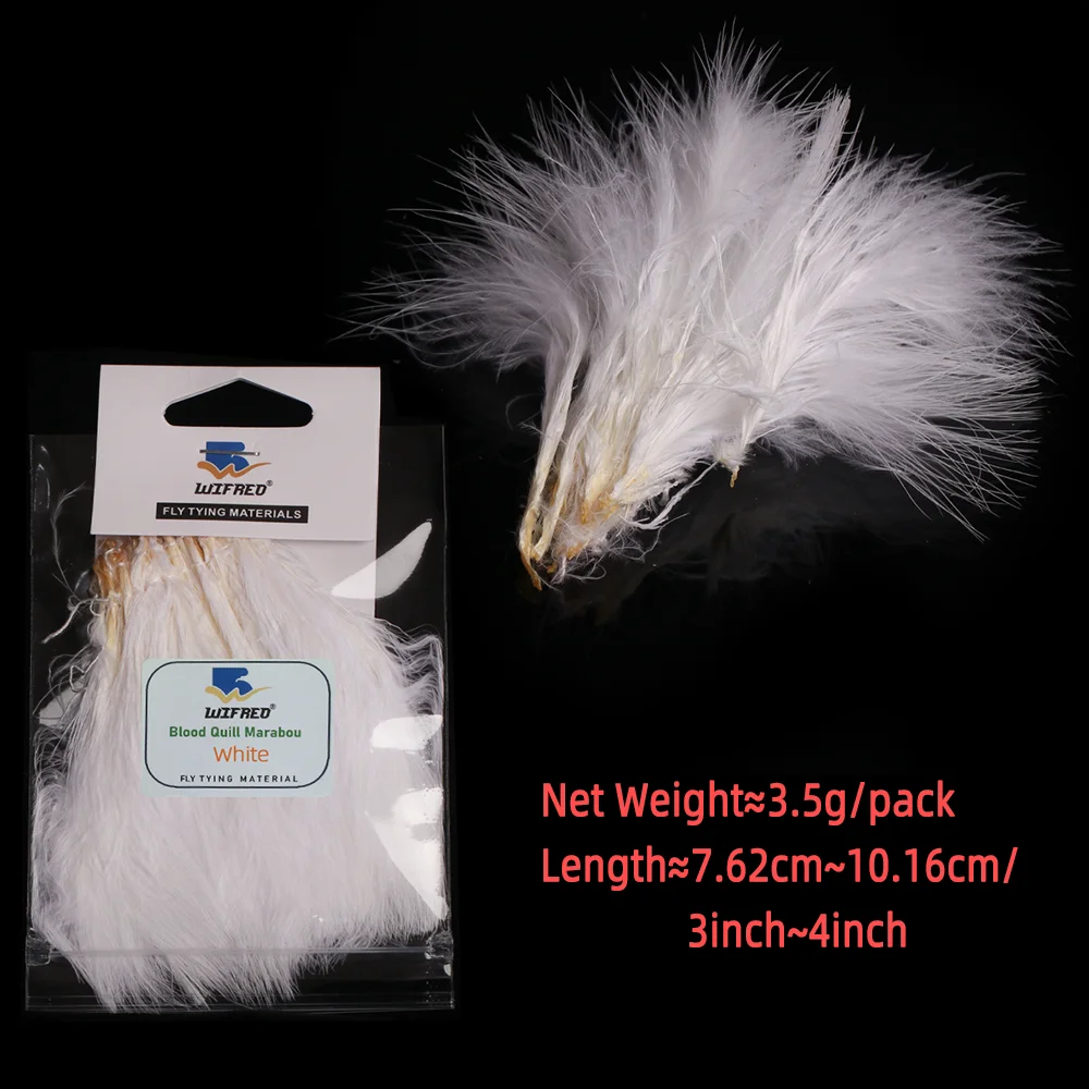Wifreo 2packs Blood Quill Mara - Feather Trim Marabou のレビューと価格