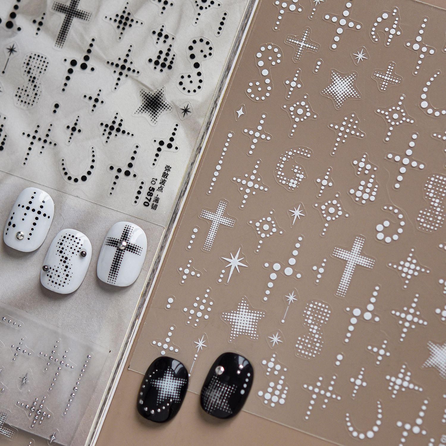 Y2K Minimal 5D Nail Art Sticke - Glitter Vinyl Roll のレビューと価格