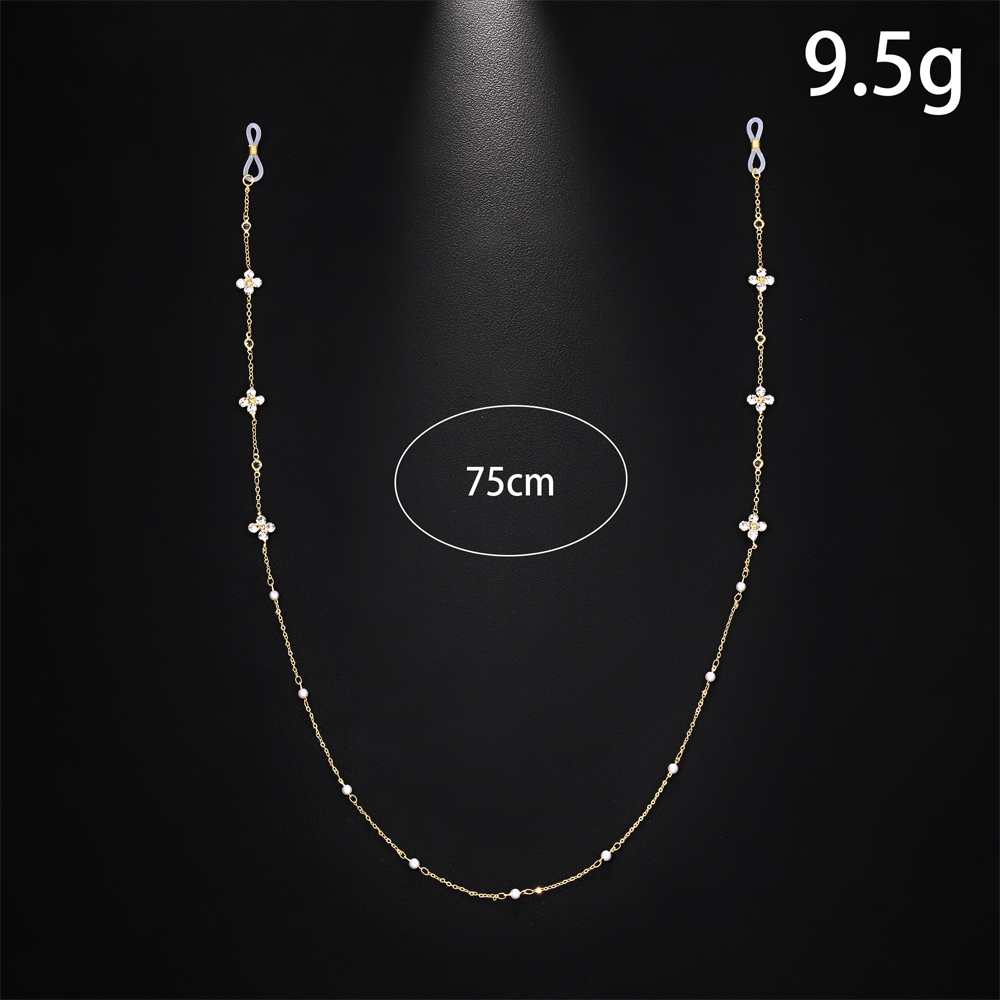 Eyeglass Chain Sunglasses Lany - Pearl Trim Chain のレビューと価格