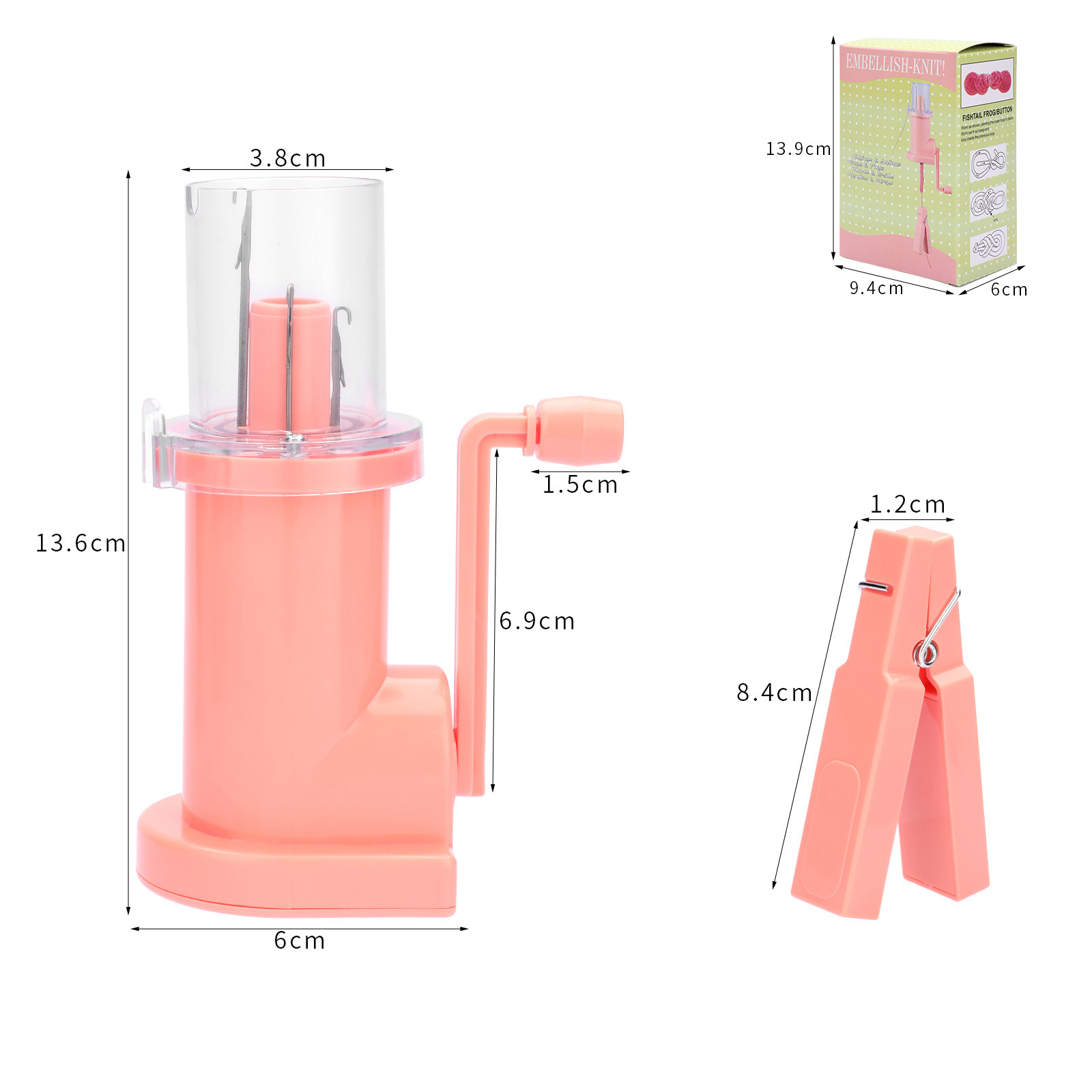 Portable Hand Knitting Machine - Pom Pom Maker Tool のレビューと価格