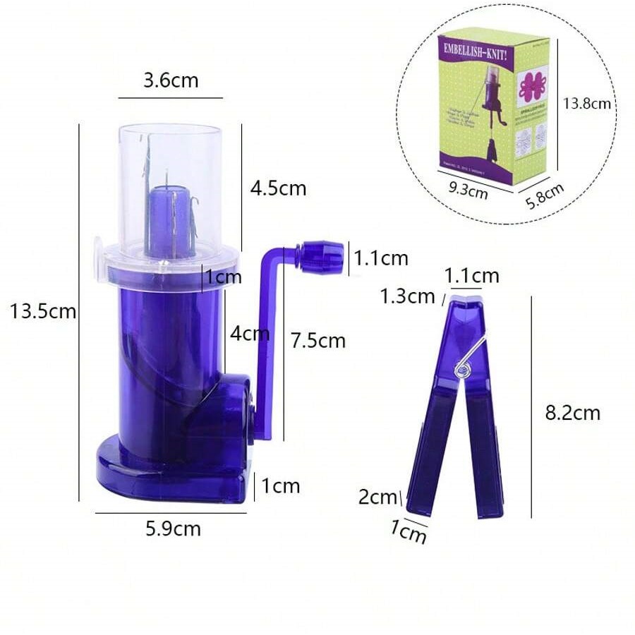 Portable Hand Knitting Machine - Pom Pom Maker Tool のレビューと価格