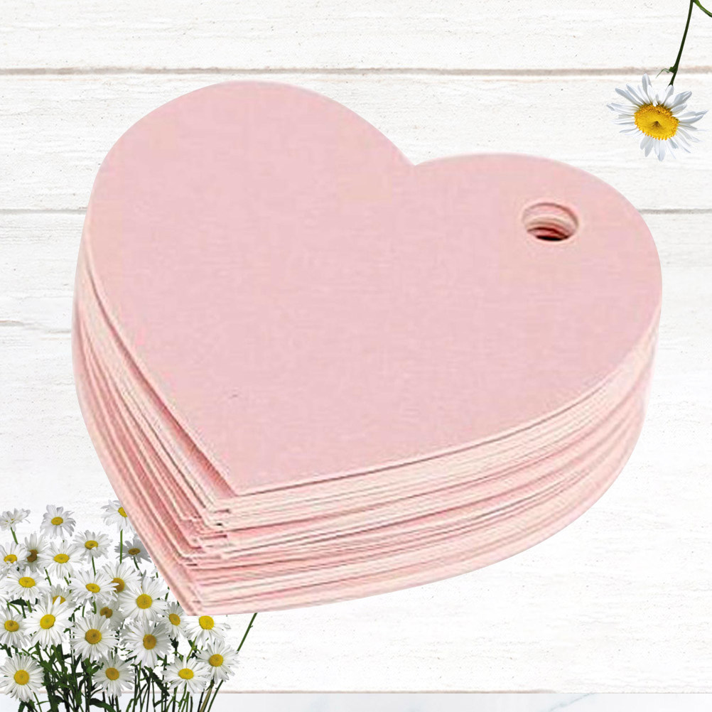 50Pcs Pink Heart-Shaped Paper  - Embellish Craft のレビューと価格