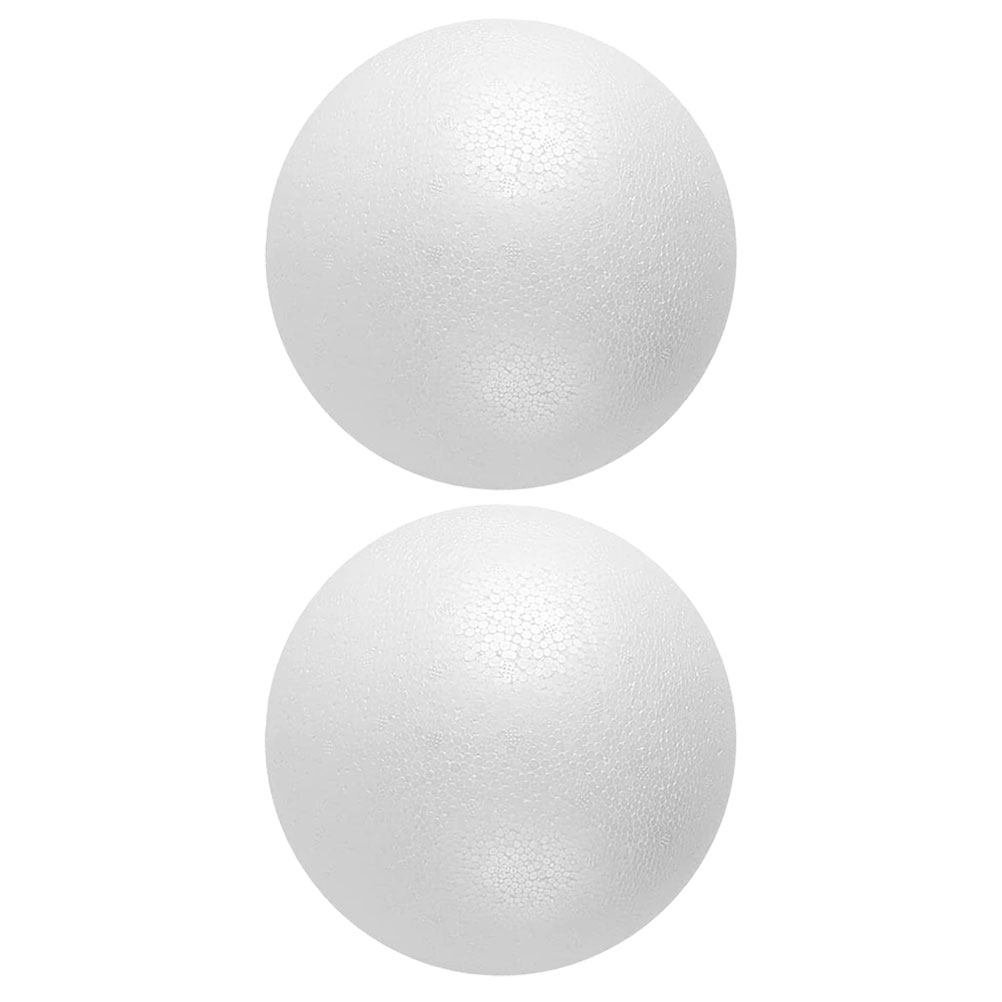 2Pcs Round Foam Spheres Lightw - Embellish Craft のレビューと価格