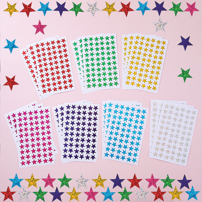 420Pcs Star Stickers Sparkly H - Glitter Vinyl Roll のレビューと価格