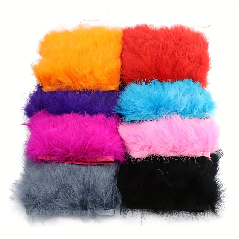 Fluffy Turkey Feathers Trim Fr - Fringe Ribbon Sewing のレビューと価格