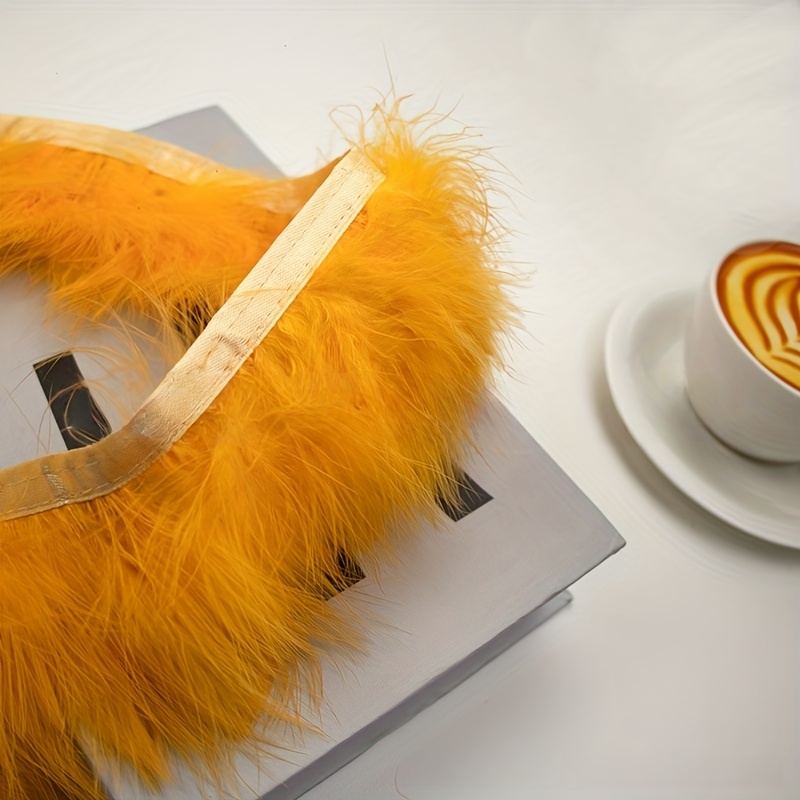 Fluffy Turkey Feathers Trim Fr - Fringe Ribbon Sewing のレビューと価格