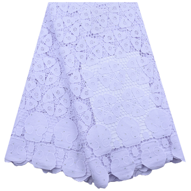 African Guipure Lace Fabric Wi - Crystal Mesh Fabric のレビューと価格