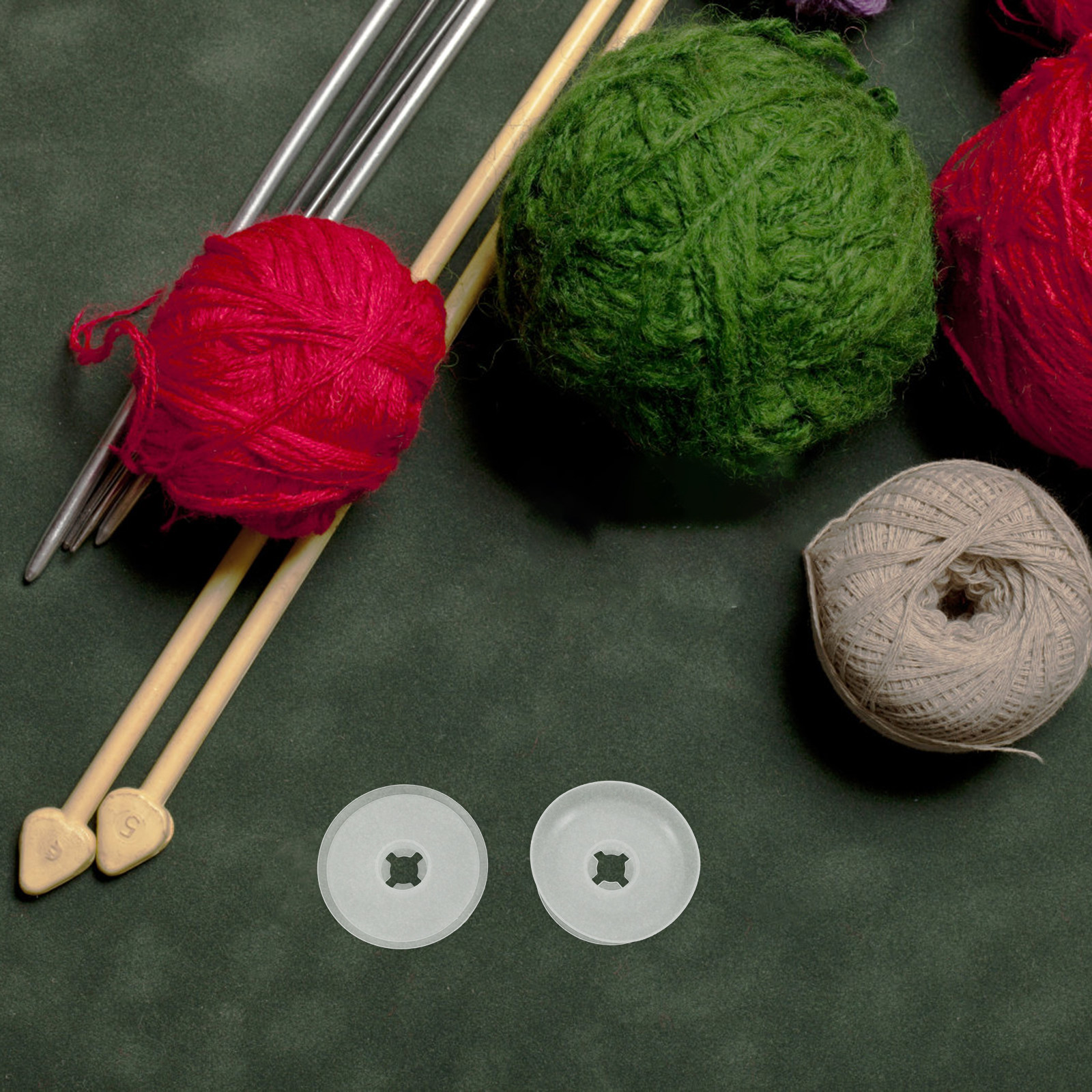 10Pcs Empty Plastic Thread Bob - Embroidery Craft のレビューと価格
