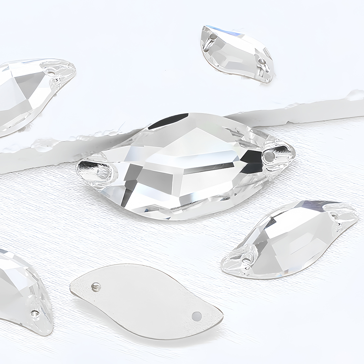 S Shape Sew On Rhinestone Crys - Sew On Rhinestone のレビューと価格
