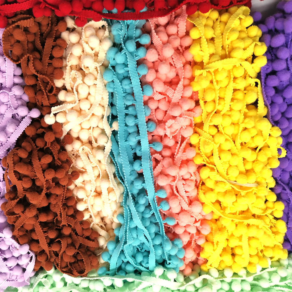 1-5yard Pom pom Fringe Lace Ri - Fringe Ribbon Sewing のレビューと価格