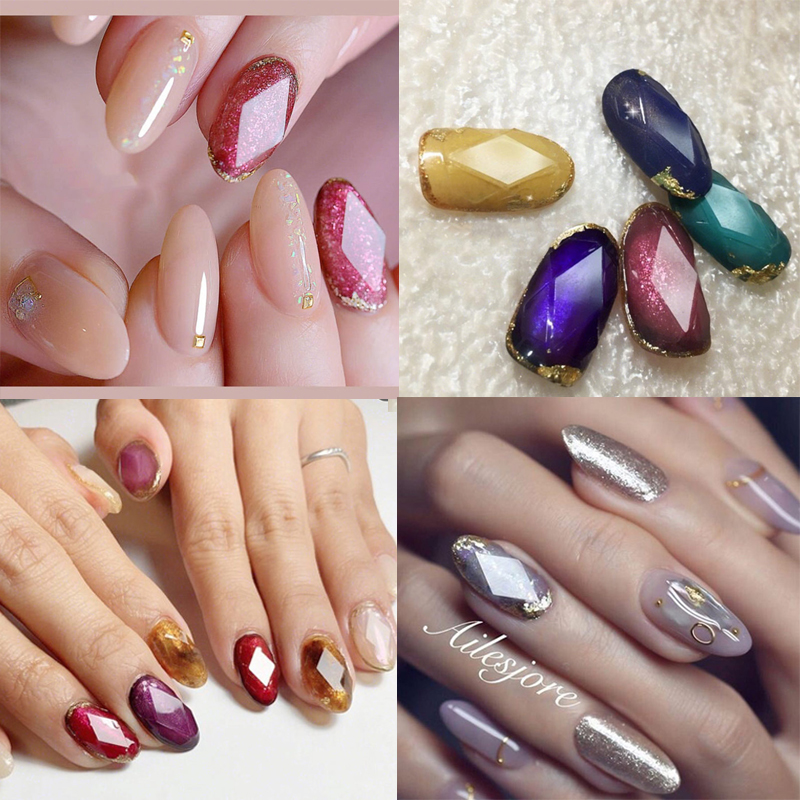 1 Sheet Nail Gemstone Stencil  - Glitter Vinyl Roll のレビューと価格