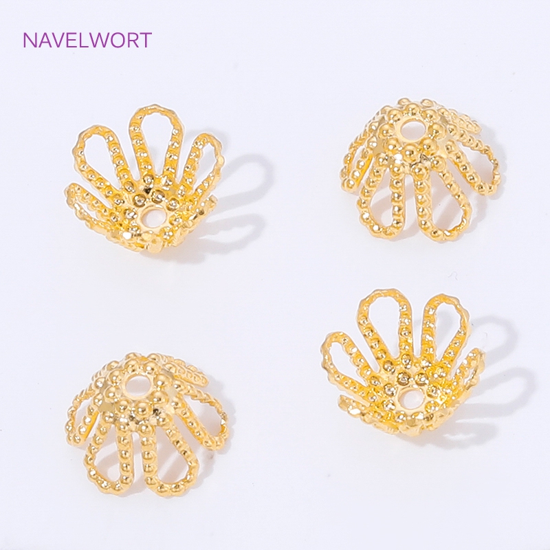 18K Gold Plated Spacer Beads C - Embellishment Crafts のレビューと価格