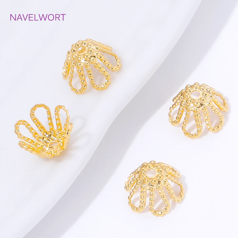 18K Gold Plated Spacer Beads C - Embellishment Crafts のレビューと価格