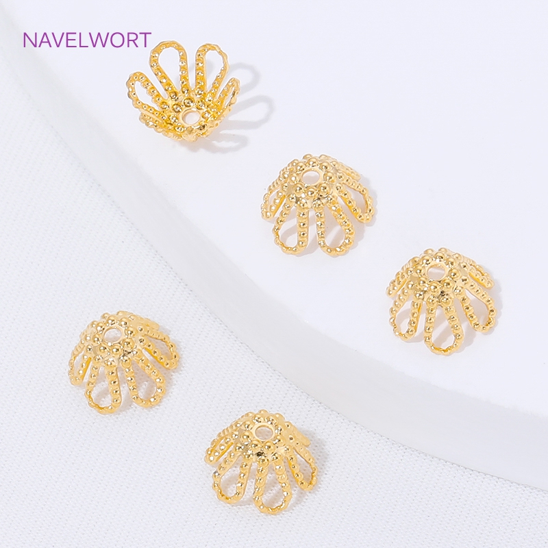18K Gold Plated Spacer Beads C - Embellishment Crafts のレビューと価格