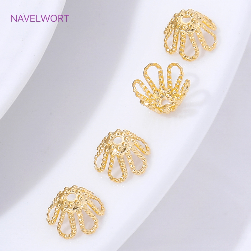 18K Gold Plated Spacer Beads C - Embellishment Crafts のレビューと価格