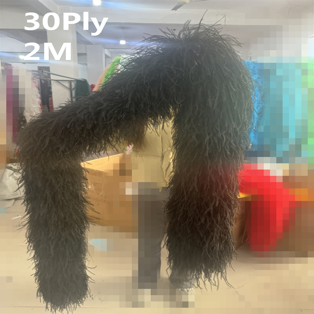 Natural Ostrich Feather Boa 1  - Feather Trim Marabou のレビューと価格