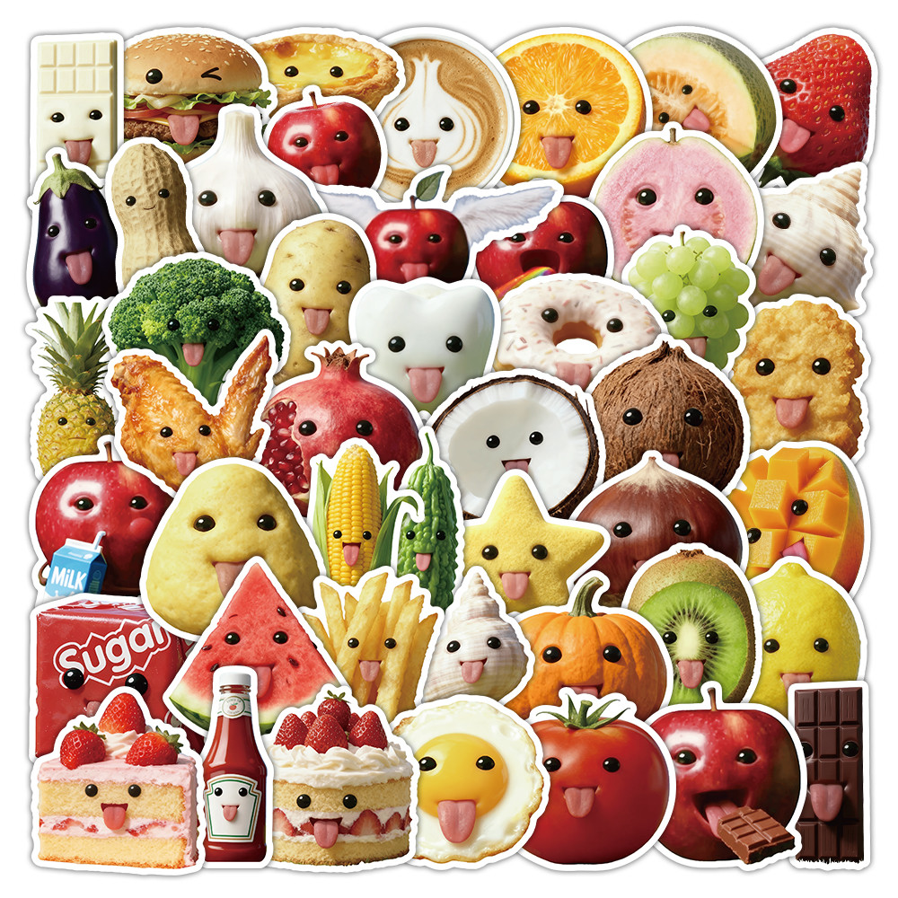 53 Pcs Abstract Art Style Food - Craft Embellishment World のレビューと価格