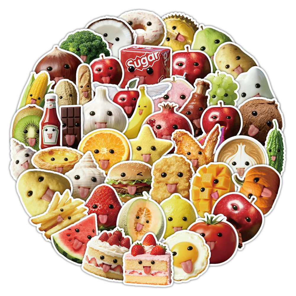 53 Pcs Abstract Art Style Food - Craft Embellishment World のレビューと価格