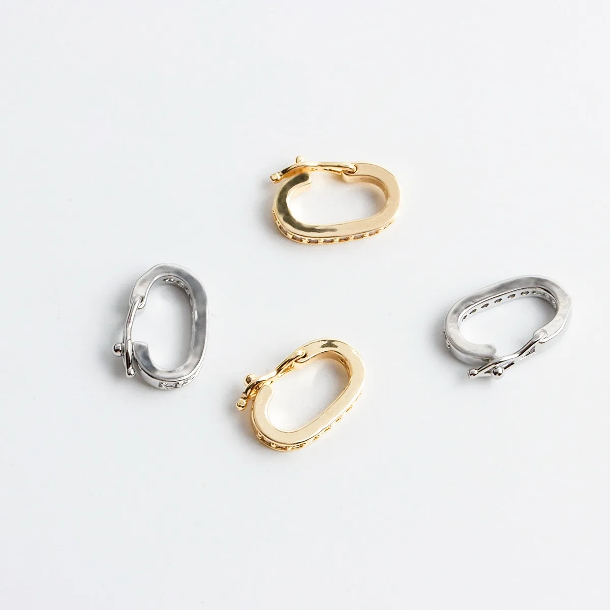 18K Real Gold Plated Micro Zir - Pearl Trim Chain のレビューと価格