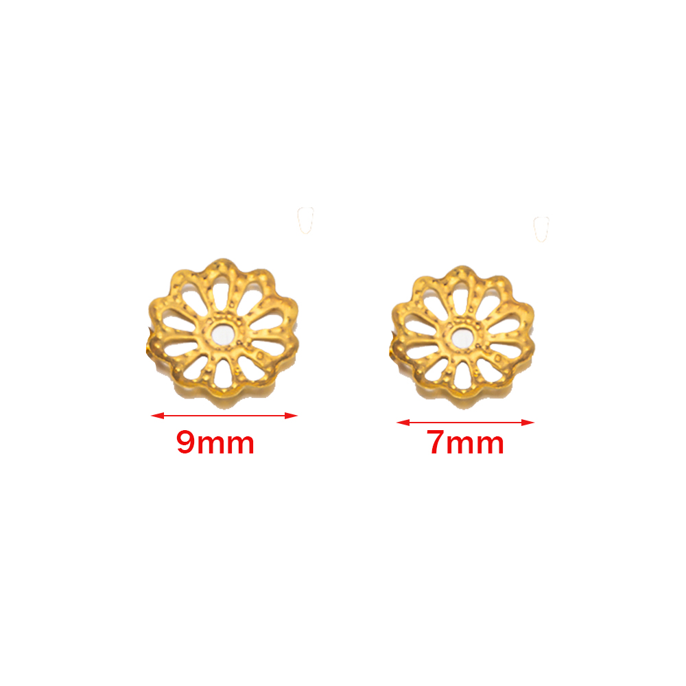 200pcs 7/9mm Filigree Flower H - Embellishment Crafts のレビューと価格