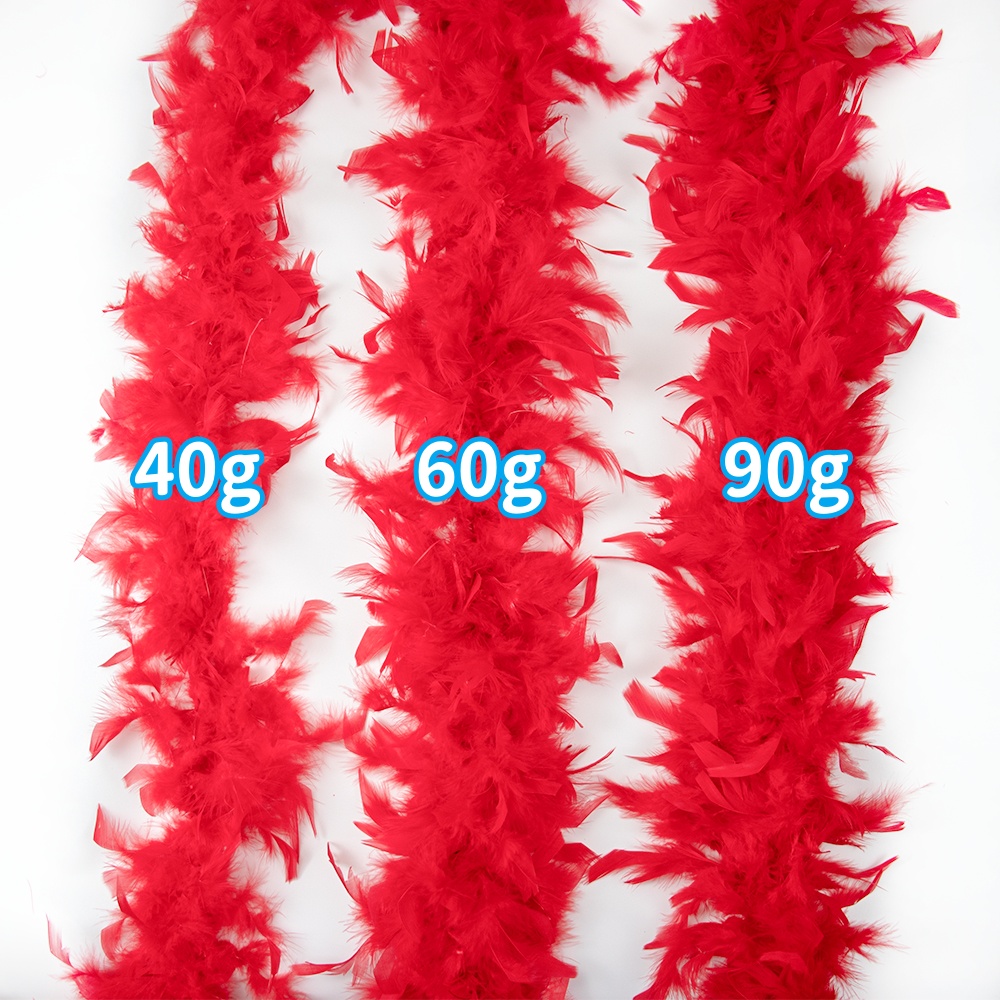 Red Marabou Feather Boa Trim F - Feather Trim Marabou のレビューと価格
