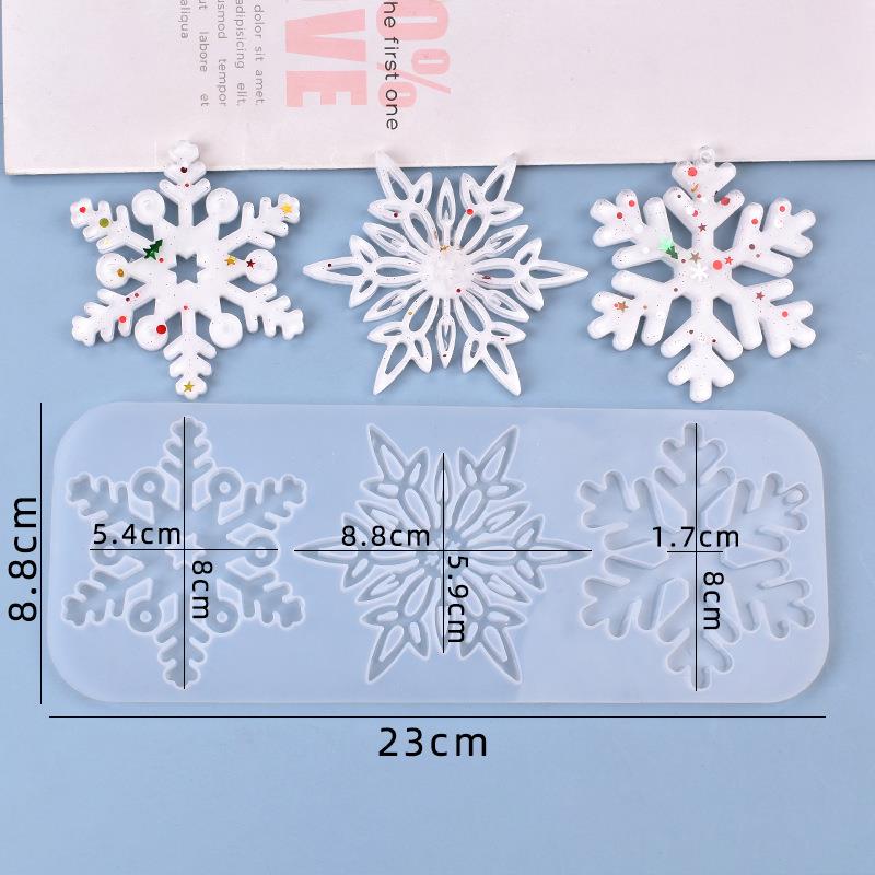 Christmas Hollow Snowflake Orn - Christmas Craft Embellishment のレビューと価格