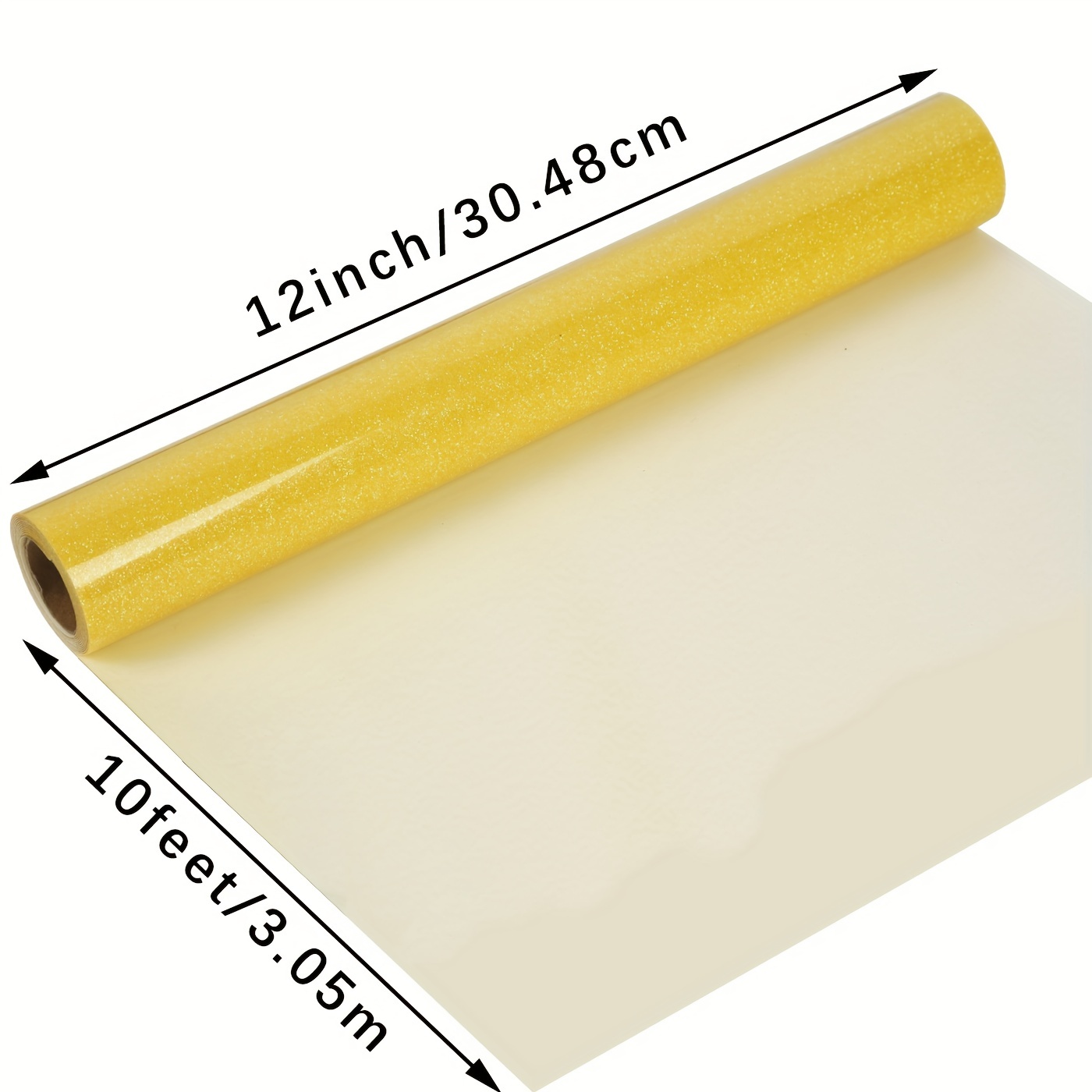 Glitter HTV Heat Transfer Viny - Glitter Vinyl Roll のレビューと価格