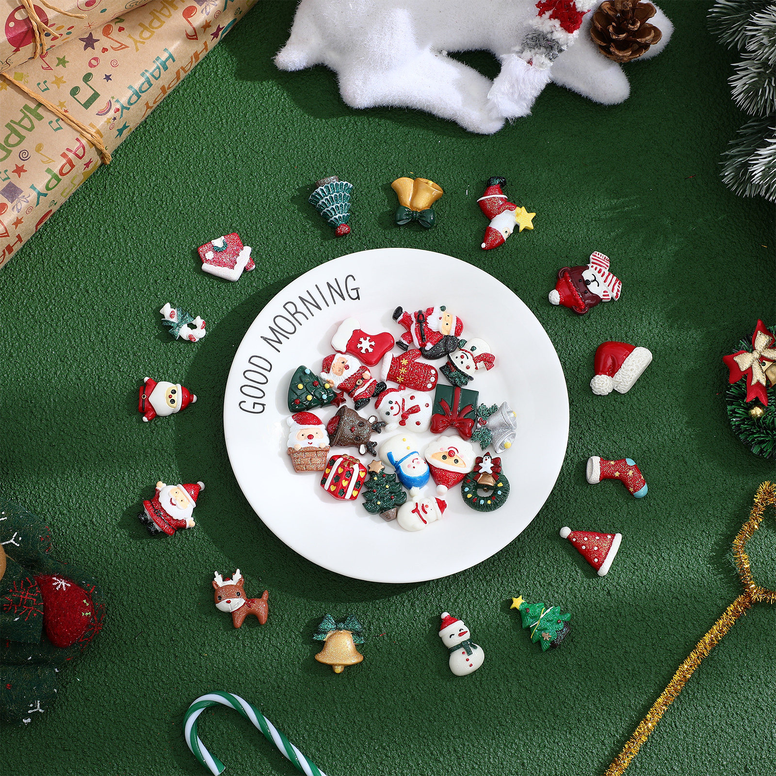 50 PCS Embellishment Christmas - Embellish Craft のレビューと価格