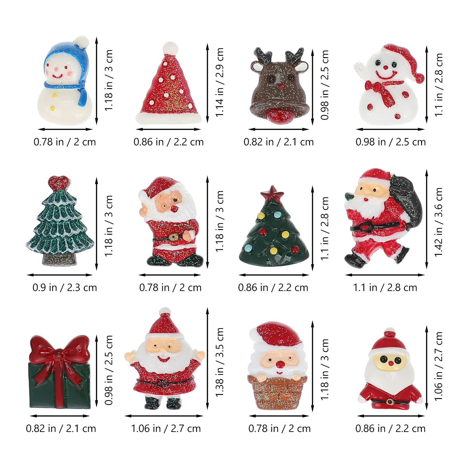 50 PCS Embellishment Christmas - Embellish Craft のレビューと価格