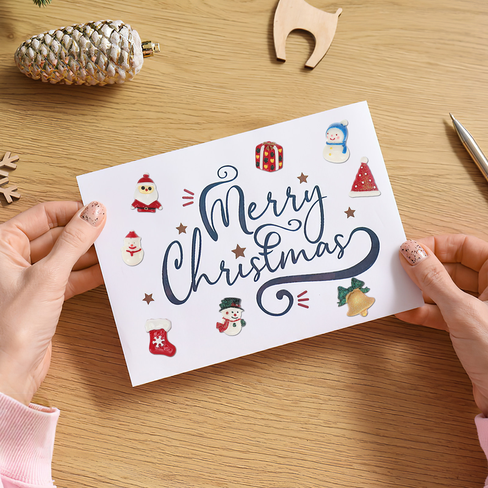 50 PCS Embellishment Christmas - Embellish Craft のレビューと価格