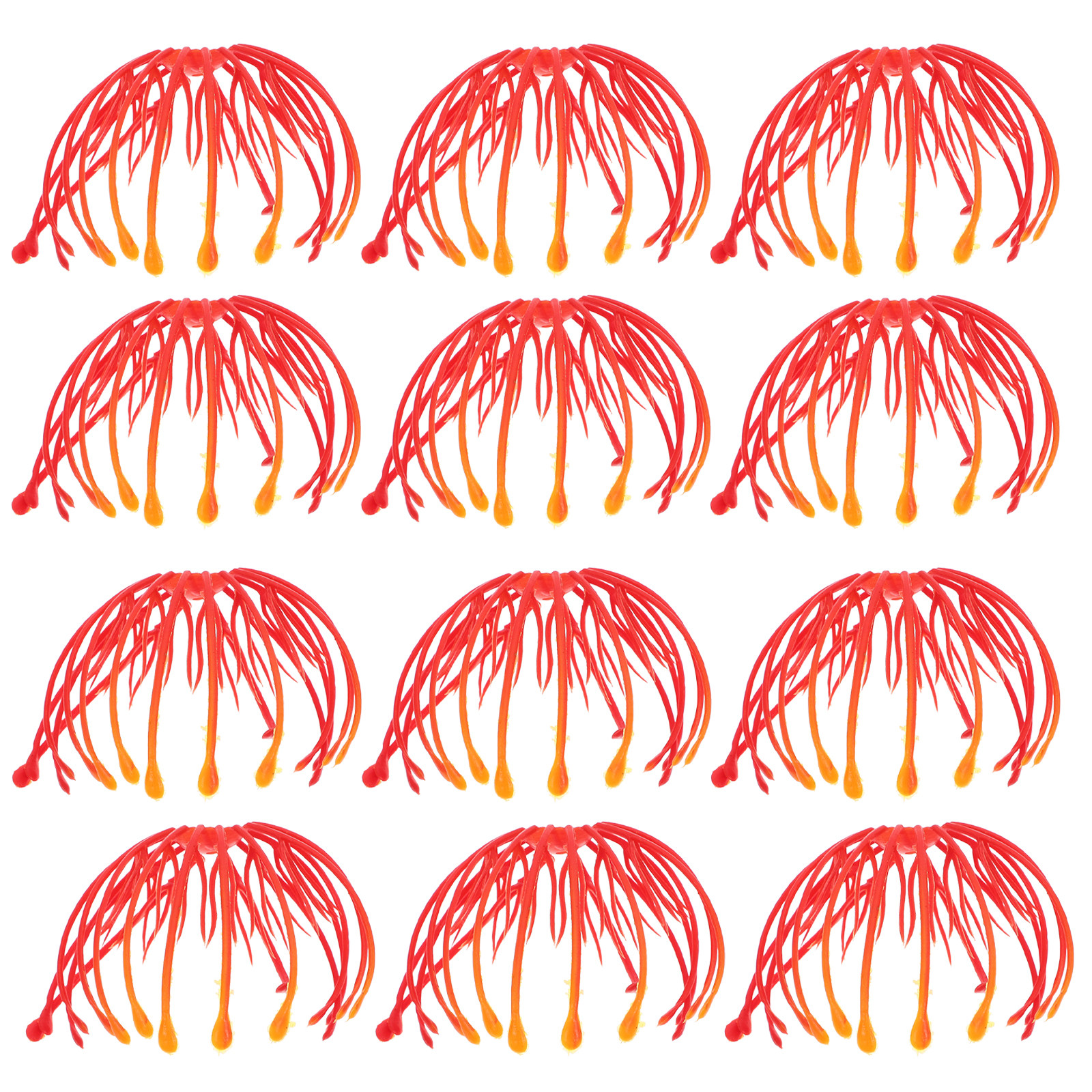 30Pcs Red Plastic Flower Stame - Embellish Craft のレビューと価格
