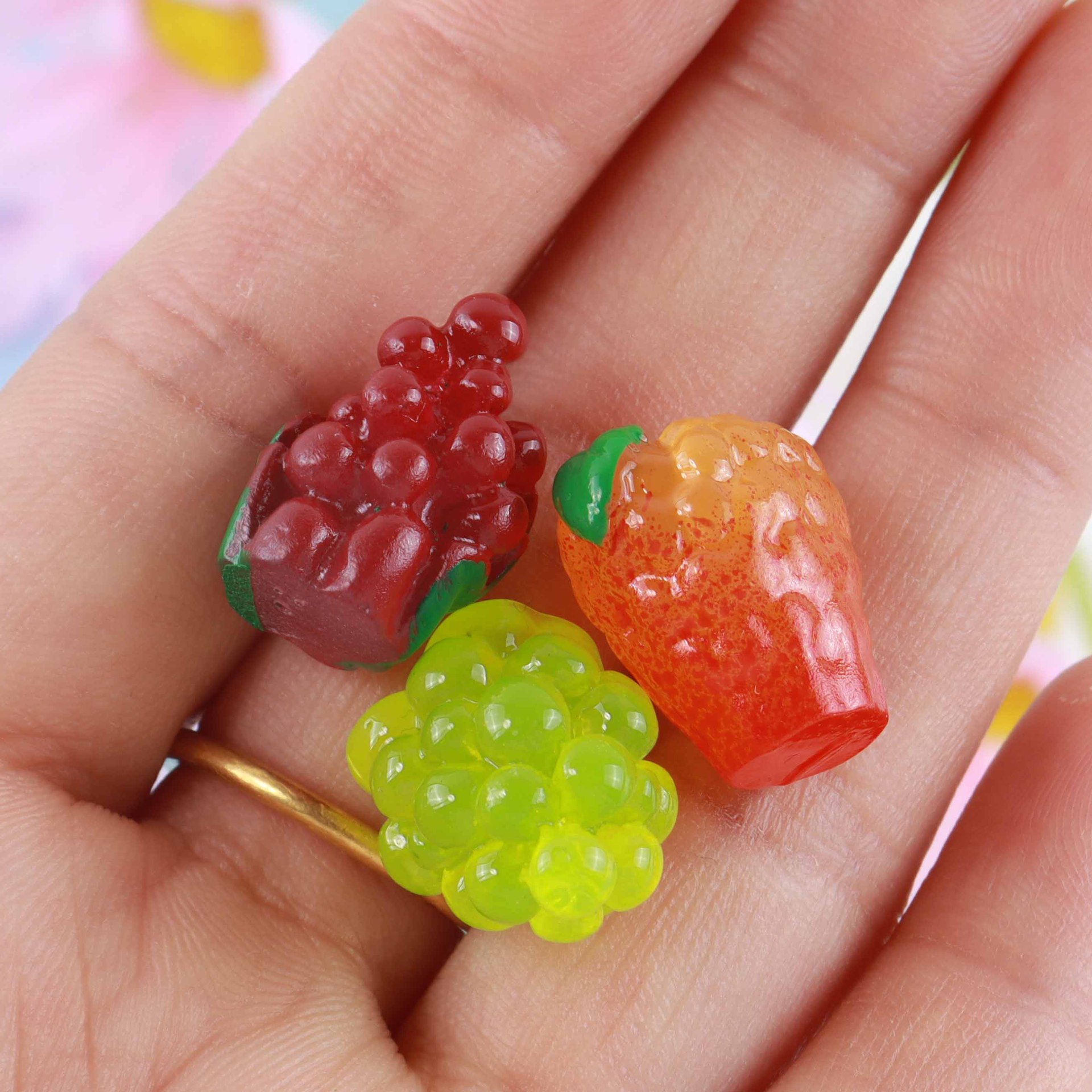 10pcs Diy Mini Resin Orange Fr - Christmas Craft Embellishment のレビューと価格