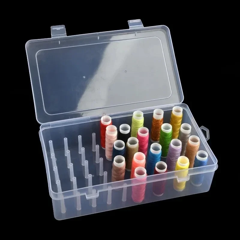 New Sewing Thread  Box 42 Piec - Craft Embellishment Storage のレビューと価格