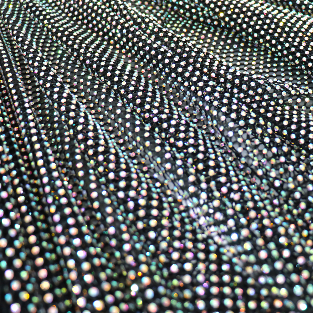 Fashion DIY AB Color Rhineston - Crystal Mesh Fabric のレビューと価格