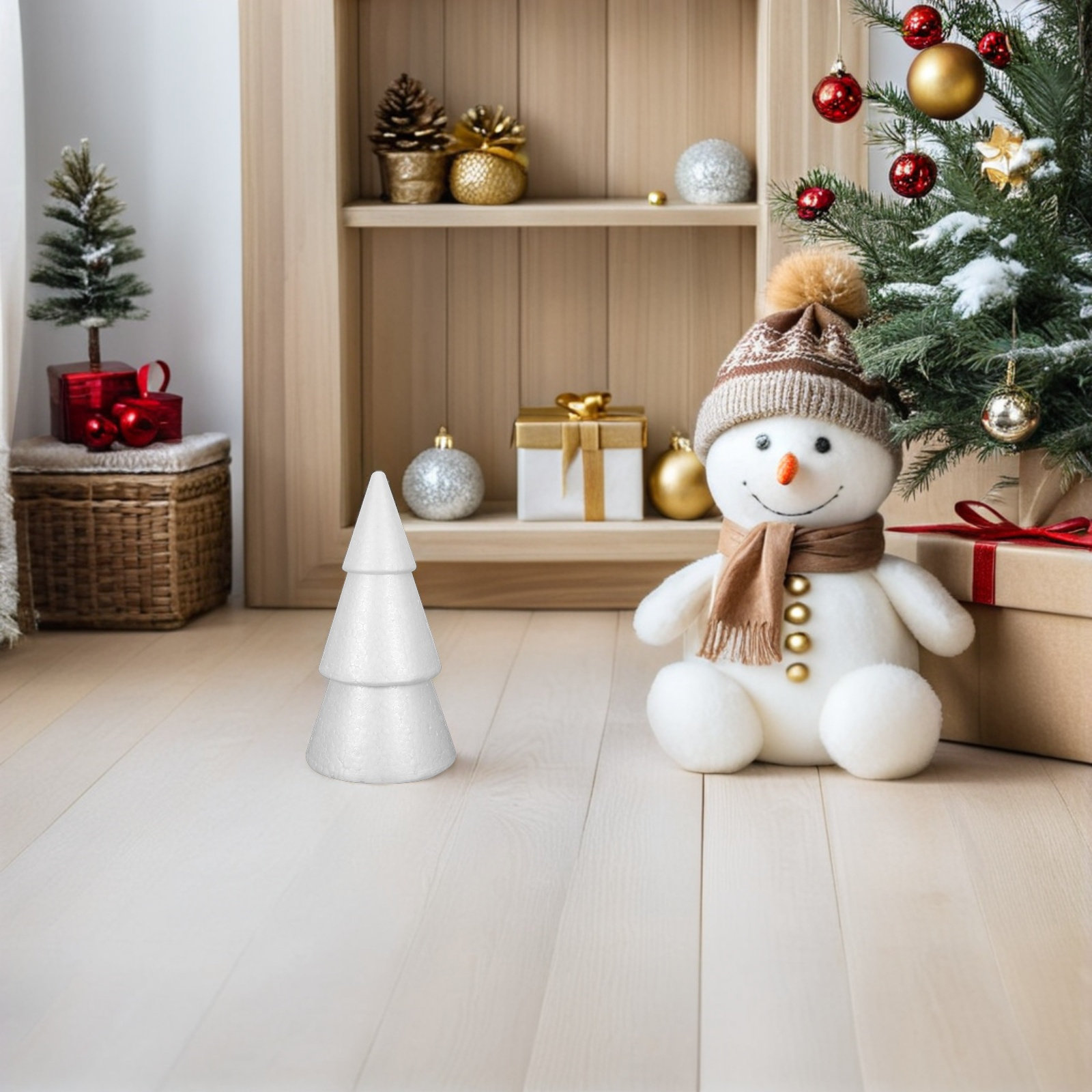 6Pcs White Foam Christmas Tree - Christmas Craft Embellishment のレビューと価格