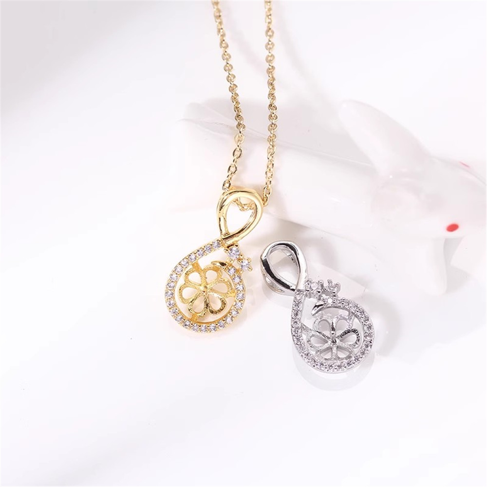 19 Style Half Hole Eye Pins Be - Pearl Trim Chain のレビューと価格