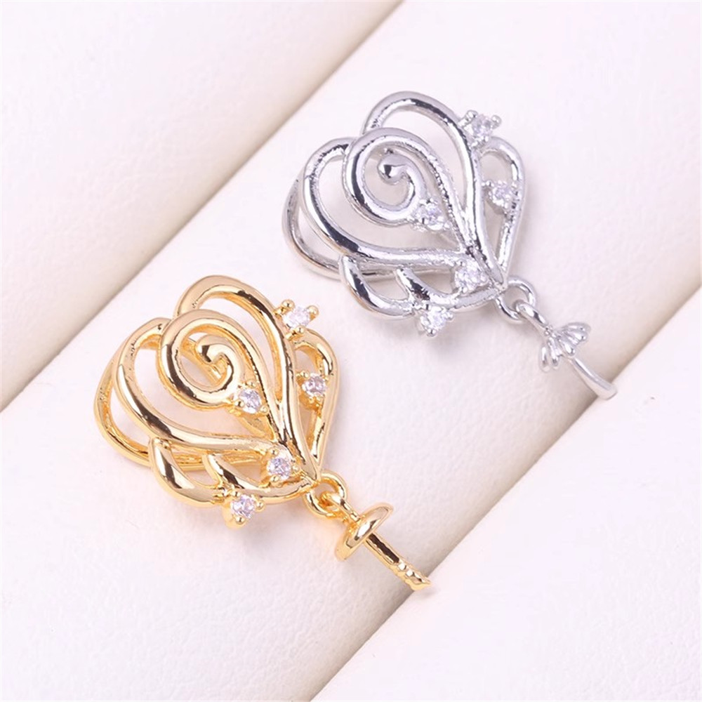 19 Style Half Hole Eye Pins Be - Pearl Trim Chain のレビューと価格