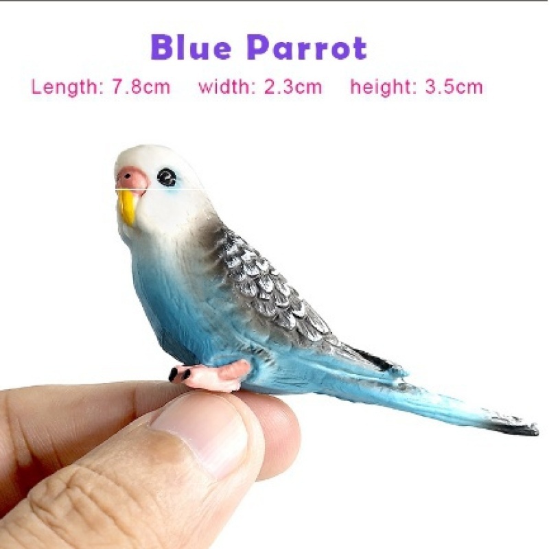 Simulation Forest Parrot Figur - Craft Embellishment のレビューと価格