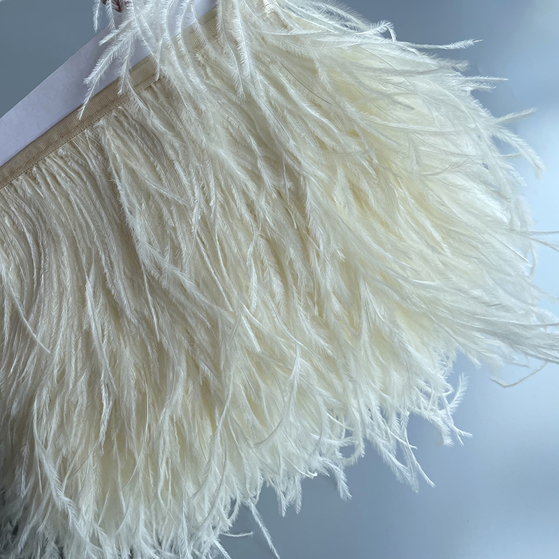 Ostrich Feathers Trim 13-18CM  - Feather Trim Marabou のレビューと価格