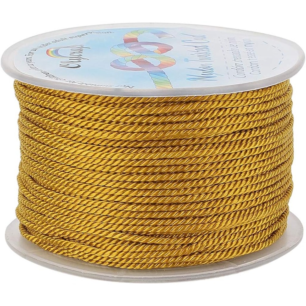 55 Yards 1mm Twisted Satin Nyl - Cord Trim Twisted のレビューと価格