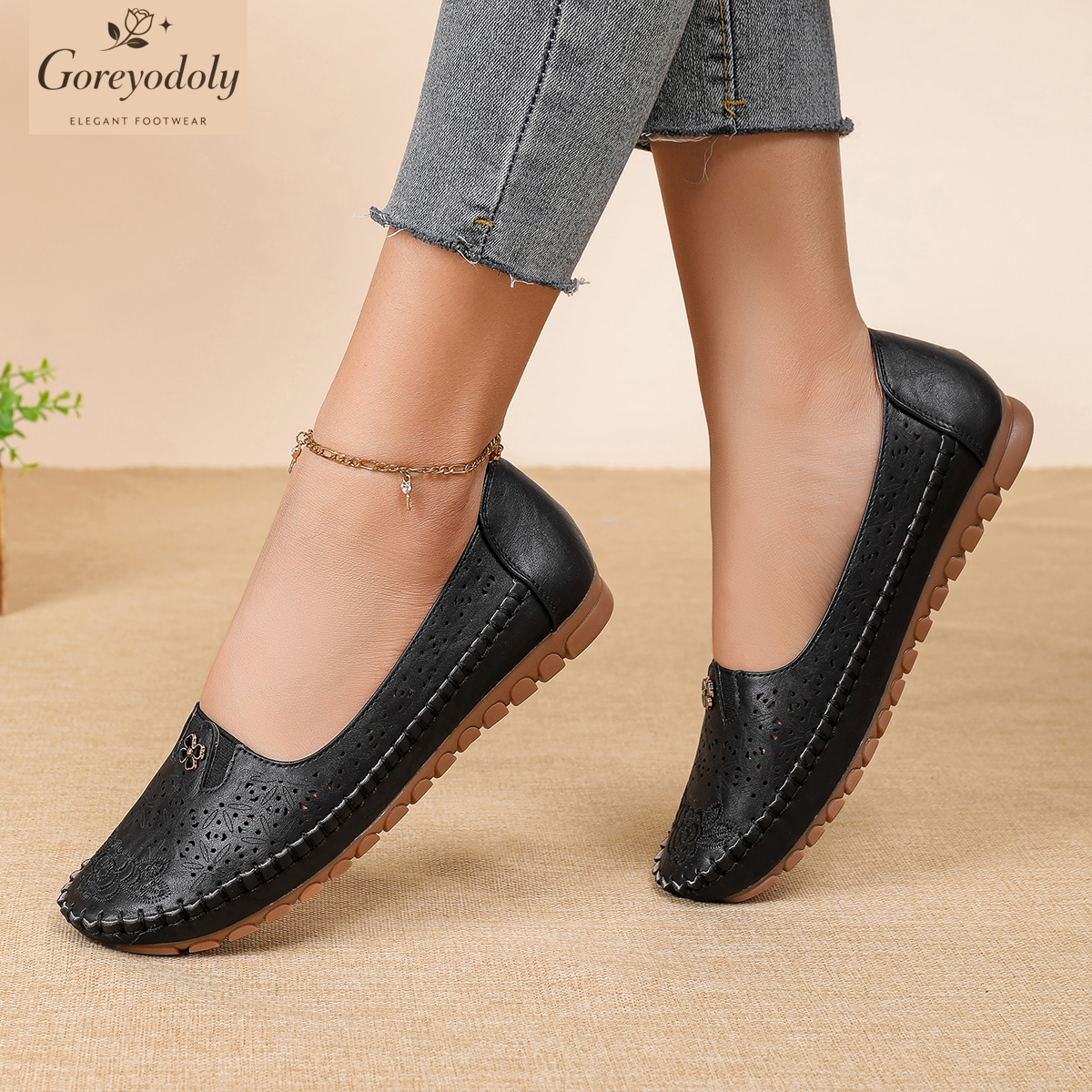 Goreyodoly women loafers flora - Embroidery Embellishments のレビューと価格