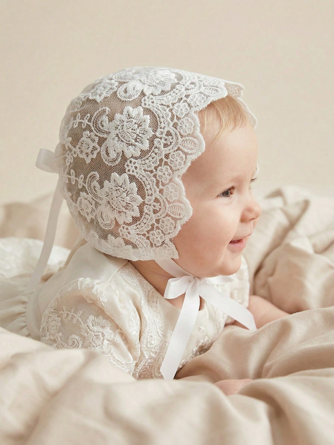Baby Lace Brim Headband Hat He - Embroidery Embellishments のレビューと価格