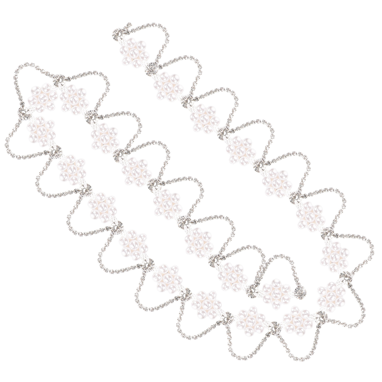 Pearl Rhinestone Chain Trim Ex - Pearl Trim Chain のレビューと価格