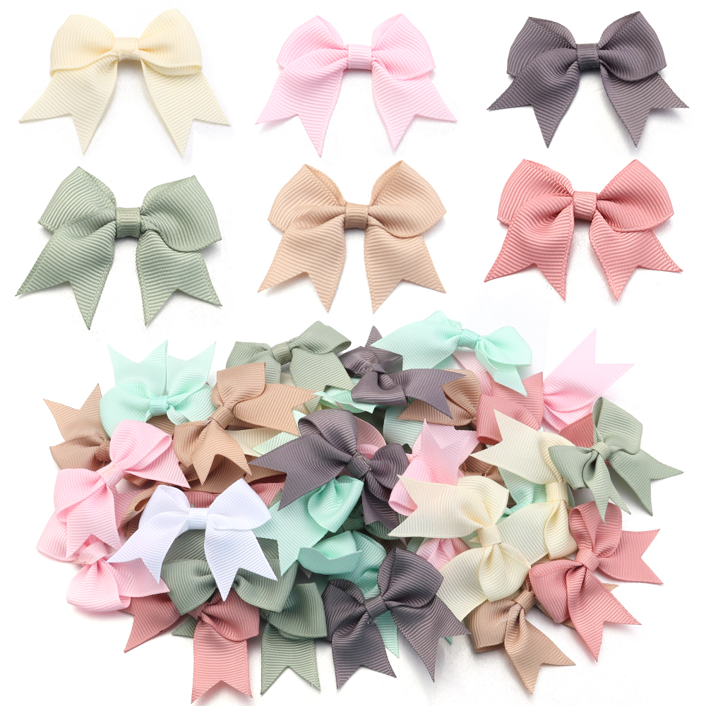 20Pcs 4x6cm Satin Ribbon Bowkn - Embellishment Crafts のレビューと価格